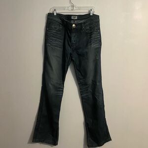 Antih Distressed Flare leg denim, size 36